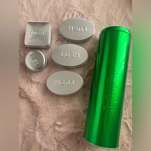 Lush Cosmetics Tins, Bath Bomb/soap containers